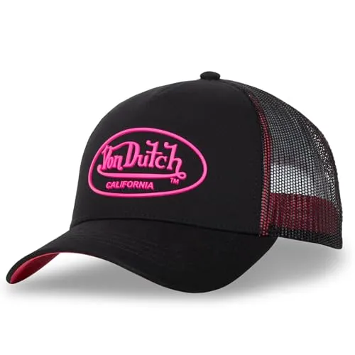 Von Dutch Trucker Cap CB Dom/P Black Pink in pink von Von Dutch