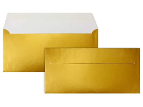 Gold-Metallic Brief-Umschläge DIN Lang von FarbenFroh by GUSTAV NEUSER