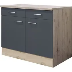 Flex Well Unterschrank Tiago mit Schublade und Drehtür - Küchenschränke, praktischer Stauraum mit einer Schublade und einer Drehtür, ideal für eine moderne Küche.