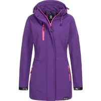 Rock Creek Softshelljacke Damen D-423 - Übergangsjacke für Damen, wasserabweisend und winddicht, ideal für Outdoor-Aktivitäten bei wechselhaftem Wetter.
