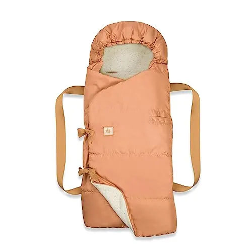 hauck 3in1 Babytragetasche Carry N Play - Fußsack, Spieldecke und Babynest ab Geburt, einfache Befestigung am Buggy und waschbar (Dots Cork)
