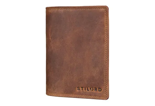 STILORD 'Dima' Hochwertiges Kartenetui aus Leder mit RFID Schutz - Kreditkartenhüllen für Herren, multifunktional mit Platz für bis zu 6 Karten und wichtige Dokumente, schützt Ihre Daten vor Diebstahl.