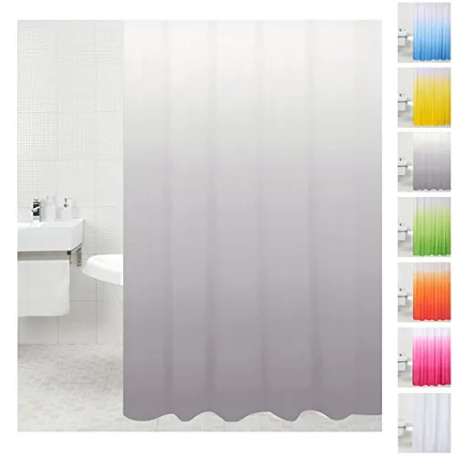 Sanilo Duschvorhang Grau 180 x 200 cm in grau von Sanilo