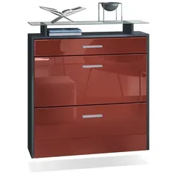 Schuhregale & -schränke Rot von Vladon