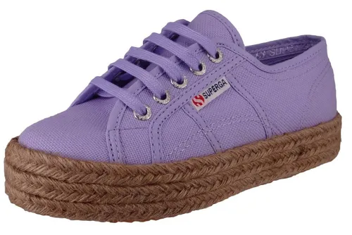Superga 2730 Rope Sneakers Low, S00CF20, 39 EU - Sneaker für Mädchen mit schnürbarem Textil-Obermaterial und 2 cm Absatzhöhe, perfekt für lässige Looks und hohen Tragekomfort.