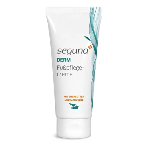 SEGUNA Derm Fußpflegecreme mit Sheabutter, Urea, Mandel- und Jojobaöl, 100 ml