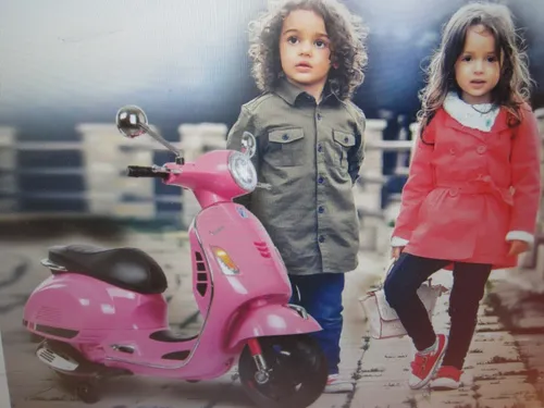 Vespa pink Ride-on Kinder Elektro Motorroller 12 Volt