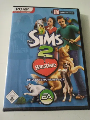 Die Sims 2: Haustiere - Erweiterung für mehr Spielspaß - PC Simulation, deutsche Version, USK: ohne Altersbeschränkung, fügt neue Haustiere hinzu und erweitert die Spielmöglichkeiten.