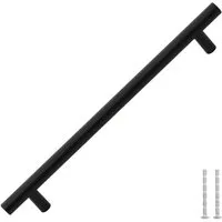 vidaXL Möbelgriffe 5 Stk Schwarz 192 mm Edelstahl 155368
