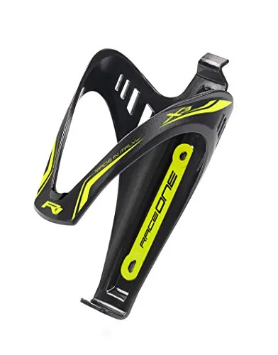 RaceOne Flaschenhalter X3 Race, matt Black/Yellow Fluo, One Size, 12 0 03 135