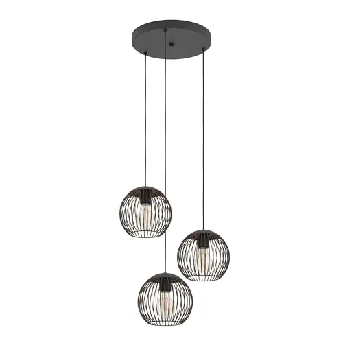 Eglo Hängeleuchte Almanzora, Schwarz & Bronze, 130 cm von EGLO