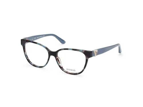 Guess GU2855-S Brille, Blau/Other, 54 für Damen von GUESS
