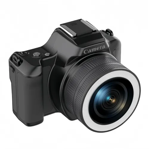 ZELURXX Kompakte Digitalkamera 48MP 2K Video 16x Zoom IPS Display LED Licht OTG Schwarz