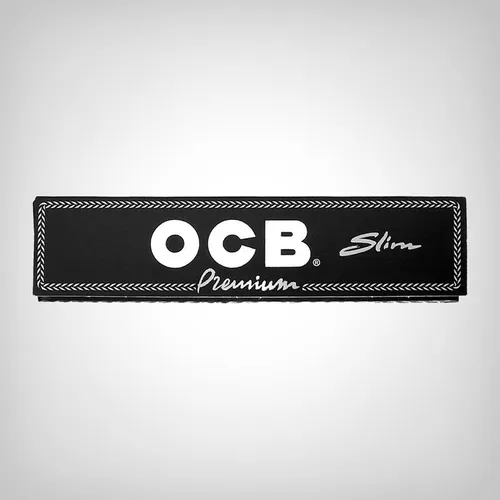 OCB Black Premium King Size Slim Longpapers 32 Blatt – ultra-dünn, langsam br...