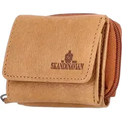 The Skandinavian Brand Damen Geldbörse Cognac aus Leder in braun von The Skandinavian Brand