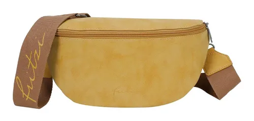 Fritzi aus Preußen Umhängetasche Vintage Bum - Umhängetasche in Honey Mustard, mit geräumigem Hauptfach und verstellbarem Schulterriemen für optimalen Tragekomfort – der perfekte Everyday-Begleiter.