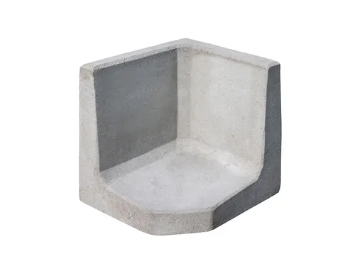 L-Steine L-STEIN-ECKE GRAU 30/40/40/7 CM von Diephaus