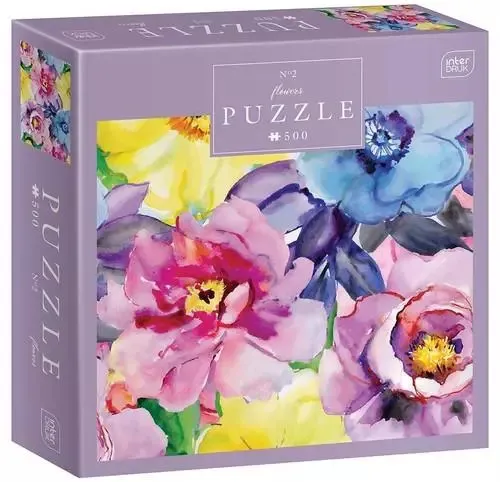 Puzzle 500 elementów. Flowers Interdruk Puzzle 5902277326034