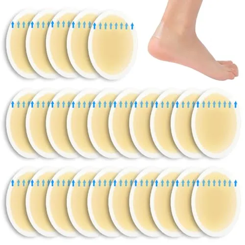 Blasenpflaster Ferse - Hydrokolloid Pflaster set blasenpflaster zehen für Schutzhaut extra starken Schutz bei，Vorfuß Ferse Fersenschutz, Linderung von (25)