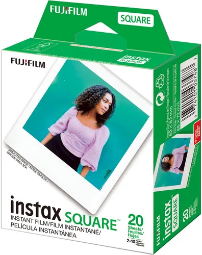 FUJIFILM Instax Square weiss Doppelpack (2 x 10 Bilder)