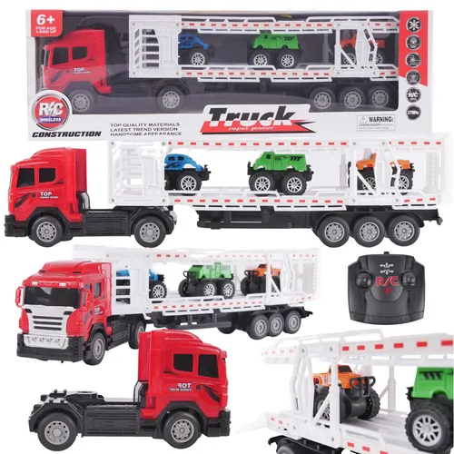 Ferngesteuerter Transport-Abschleppwagen mit 3 Autos, ferngesteuerter LKW