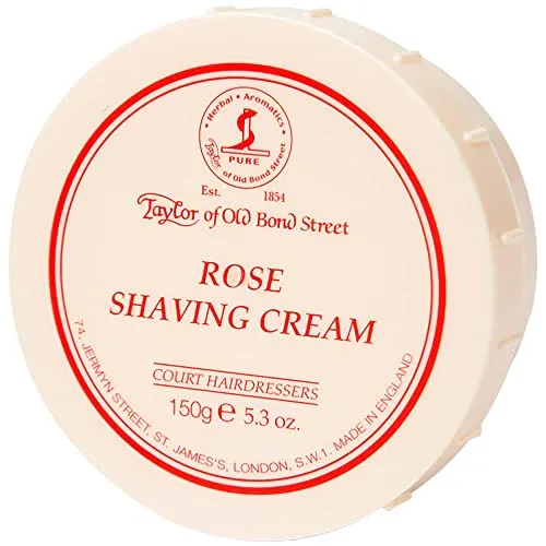 TAYLOR OF OLD BOND STREET Rasiercreme Rose, 150 g von Taylor of Old Bond Street