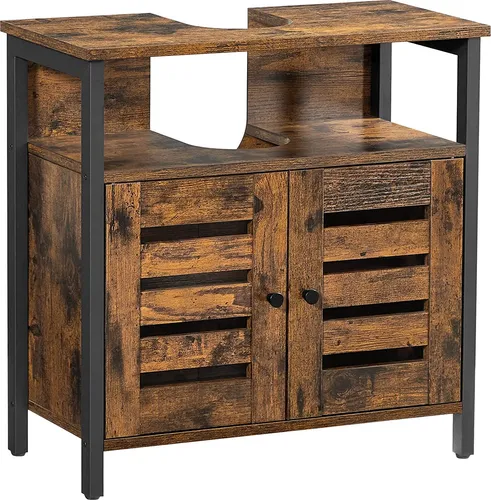 VASAGLE Waschbeckenunterschrank in braun von VASAGLE