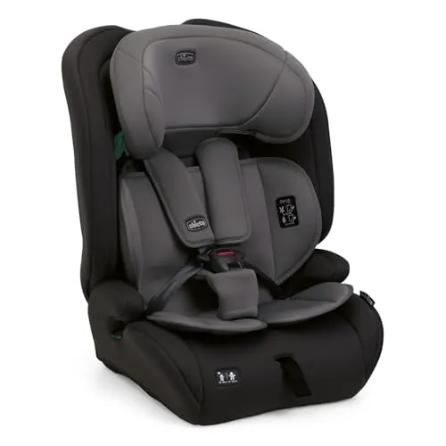 Chicco Gro Up i-Size, Kindersitz für 15 Monate bis 12 Jahre (76-150 cm), leicht, wiegt nur 5 kg, mit Isofix-System, verstellbarer Kopfstütze, mit Reduzierungseinsatz, Installation mit dem Autogurt