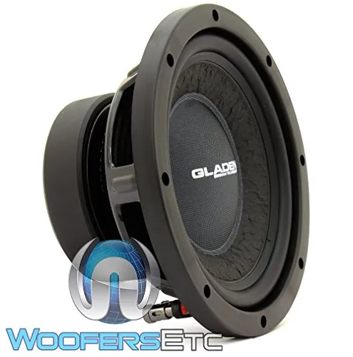 Gladen Audio RS-Line 08 20cm Subwoofer - Car-HiFi-Lautsprecher mit 250 Watt Leistung, Aluminium Gusskorb und präzisem Klang für beeindruckende Bassperformance im Auto.