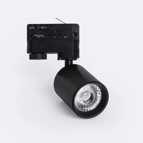 3-Phasenstromschiene LED-Strahler 10W Dimmbar Mallet Schwarz 4000K Neutralweiß