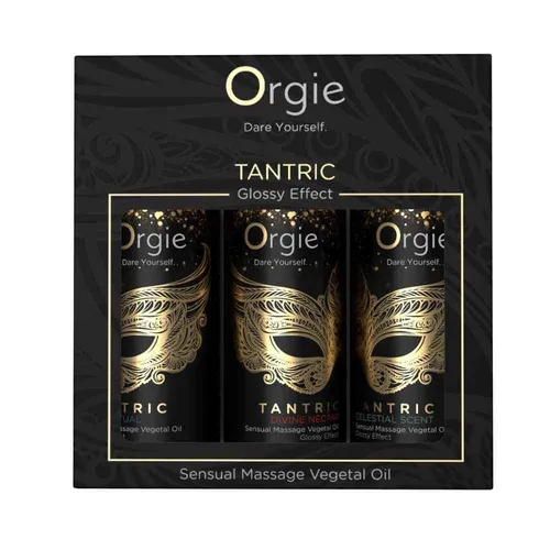 Tantric Kit - 3x30ml Massageöl-Set für sinnliche Erlebnisse - Lotionen & Cremes, hochwertige Aromaölmischungen für entspannende Massagen und romantische Momente.