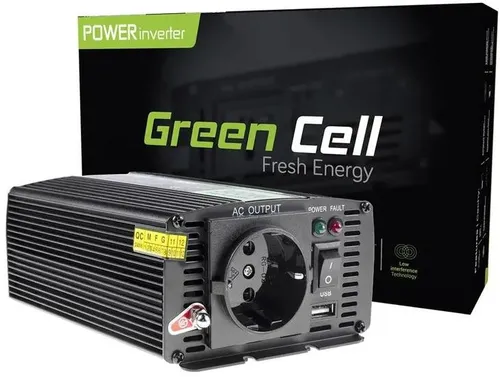 Green Cell Wechselrichter INV01DE 300W 12V - 230V