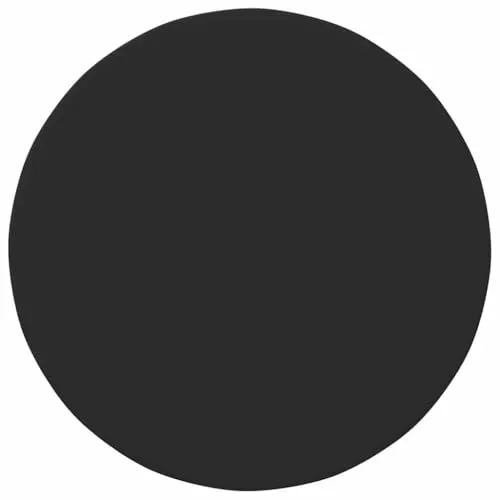 vidaXL Runde Tischplatte für drinnen in schwarz von vidaXL