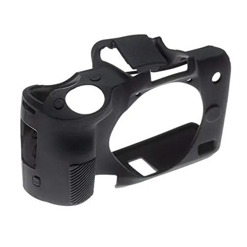 vhbw Hülle kompatibel mit Canon EOS M50 Kamera - Case, Silikon Schwarz