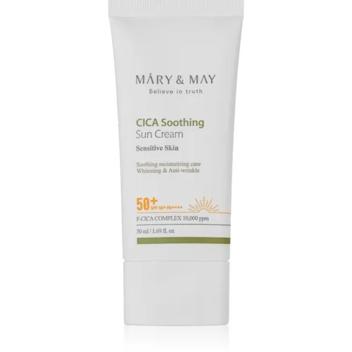 MARY & MAY Cica Soothing beruhigende und schützende Creme SPF 50+ 50 ml