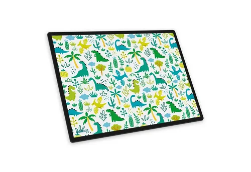 itenga Schreibtischunterlage itenga Schreibunterlage Motiv Dinos