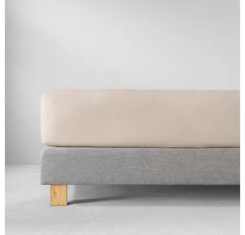 Estella Bettlaken Zwirnjersey in beige von ESTELLA