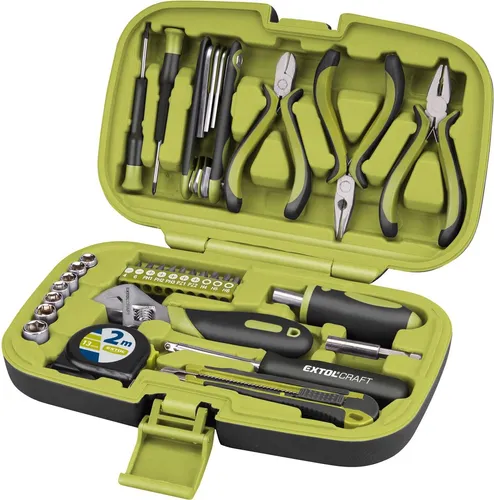 EXTOL CRAFT Werkzeugsatz 35-teilig, 1/4
