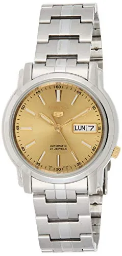 Seiko Armbanduhr SNKL81K1 - Armbanduhren für Herren, elegante Edelstahl-Automatik mit klassischem Design und wasserfest bis 30m – perfekt für jeden Anlass.
