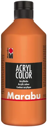 Marabu Acrylfarbe Acryl Color 500 ml orange 013 in orange von Marabu