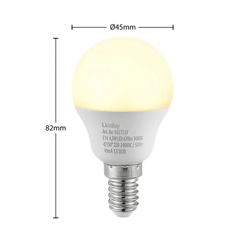 Produktbild Lindby LED E14 Lampe 'E14 4,5W LED' (E14)