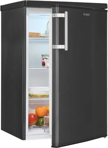 exquisit Kühlschrank KS16-V-H-040E inoxlook-az – 127 l Kühlvolumen