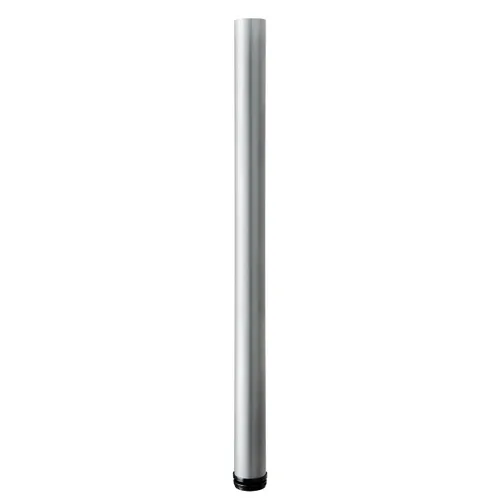 Hettich Möbelfuß 6,0 x 84 - 87 cm Aluminium-Optik - 1 Stück Möbelfuß