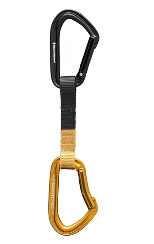 Black Diamond Hotforge 12cm Expressschlingen-Set, 6 Stück - Kletterausrüstung, robust und leicht für optimale Sicherheit und Flexibilität beim Klettern.