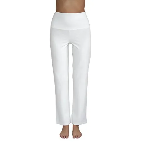 Leela Cotton Damen Yoga-Hose aus Bio-Baumwolle - Bequeme Yogahose für Damen aus hochwertiger Bio-Baumwolle mit Elasthan. Der gerade Schnitt und der breite Umschlagbund sorgen für optimalen Komfort während des Trainings.