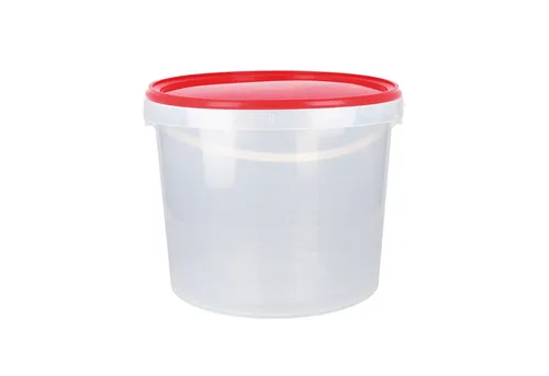 FixedByU Putzeimer Eimer mit Kunststoffgriff, PP, rund, 5 Liter, Lebensmittelecht, (Eimer-Set, 1-tlg., Eimer mit Deckel), luftdicht, stapelbar, lebensmittelecht, rutschsicher, recyclebar