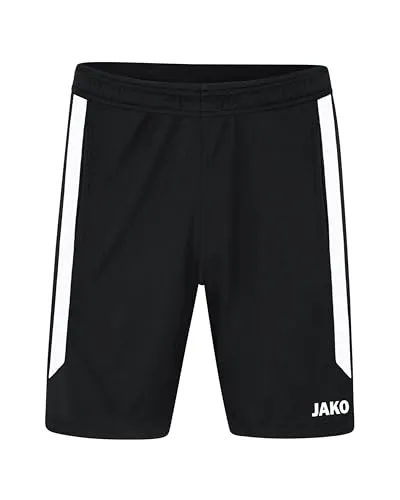 JAKO Trainingshose Short Power - Elastische und strapazierfähige Sporthose - Badmintonbekleidung Herren mit individuellem Sitz dank elastischem Bund und Kordelzug, ideal für optimalen Halt und schnelle Trocknung.