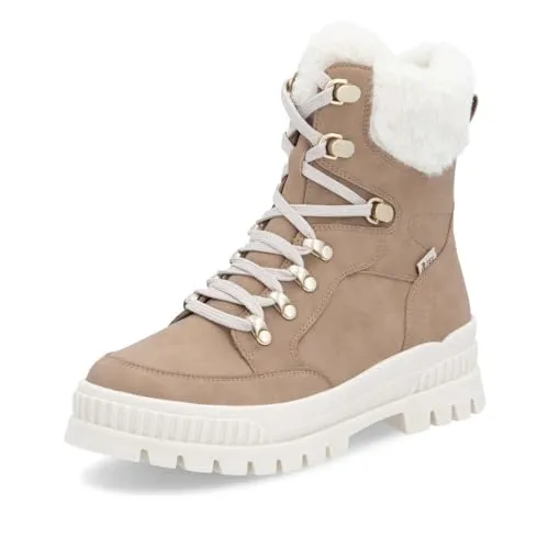 Rieker Evolution Damen Schnürstiefeletten W2174 - Wasserabweisend mit riekerTEX, ideal für kalte Wintertage und sicheren Halt auf glatten Flächen