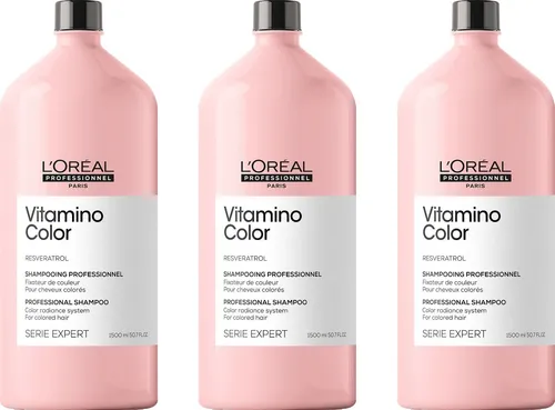 Loreal Vitamino Color Resveratrol Shampoo 3x1500 ml