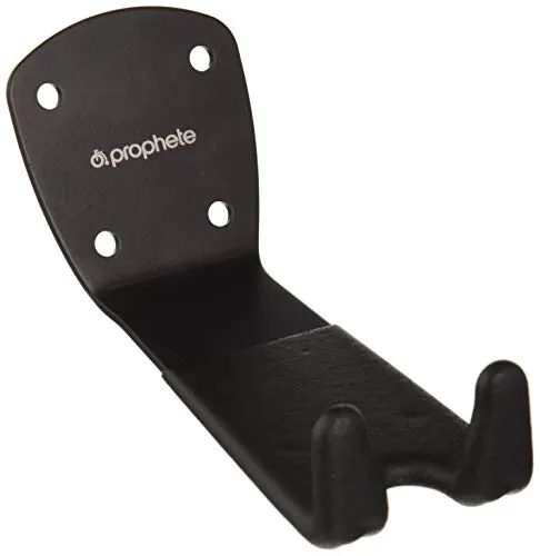 Prophete Fahrrad-Wandhalterung, Fahrrad-Wandhalter, bis max. 20 kg, inkl. Befestigungsmaterial, Farbe schwarz